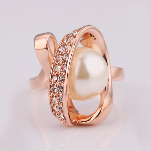 Pearl Caged Ring
