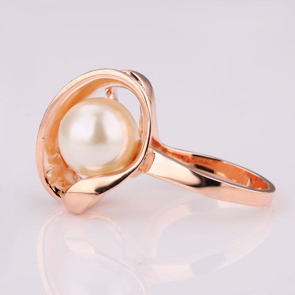 Pearl Caged Ring