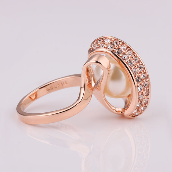 Pearl Caged Ring