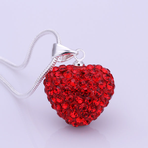 Silver Red Pendan-25