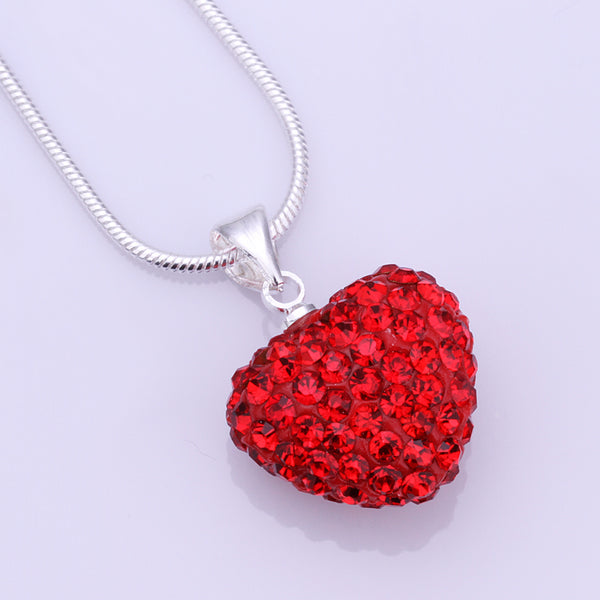 Silver Red Pendan-25