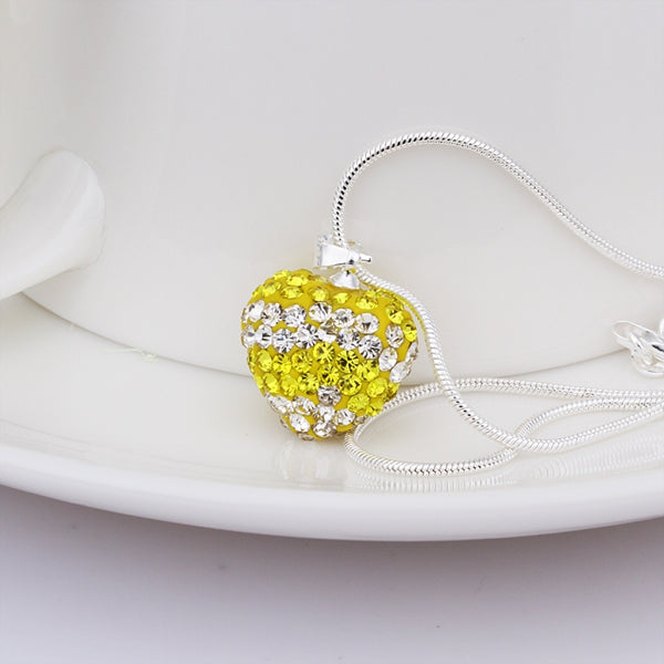 Silver Yellow Pendant-26