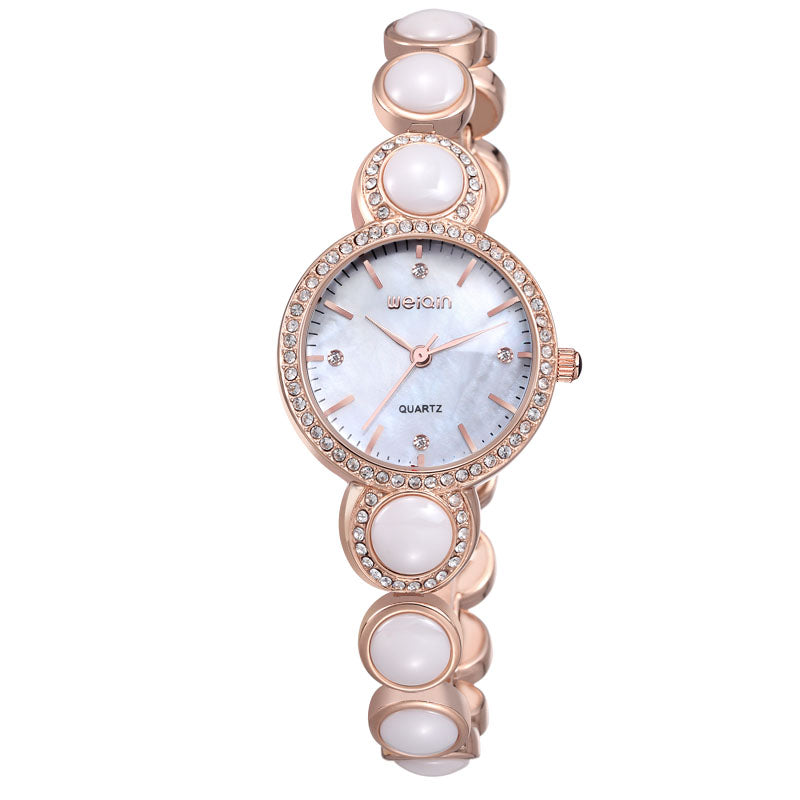 Pearl Elegance Rose Gold Quartz Watch