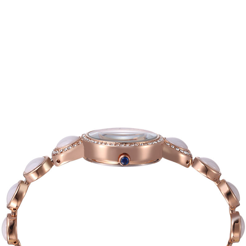 Pearl Elegance Rose Gold Quartz Watch