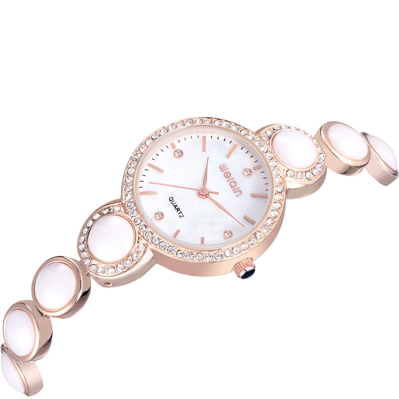 Pearl Elegance Rose Gold Quartz Watch