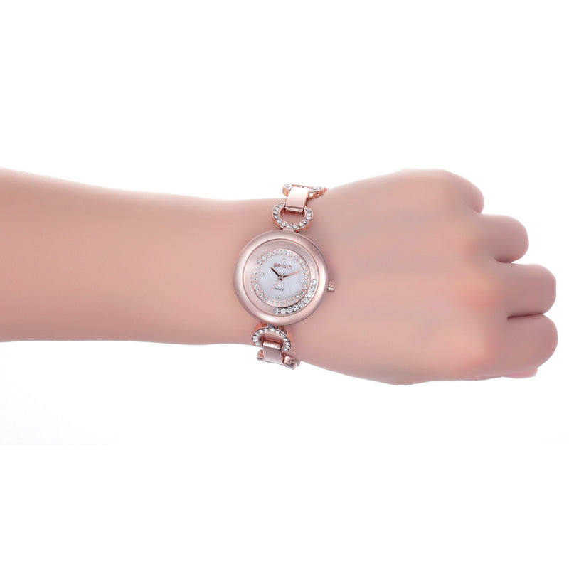 Radiance Halo Rose Gold Watch