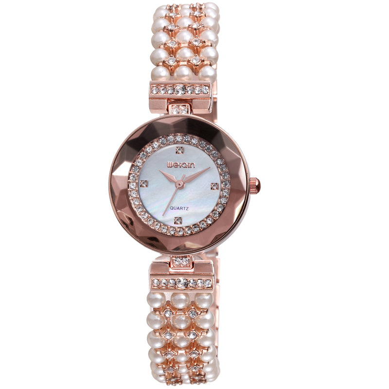 Pearl Radiance Crystal Watch